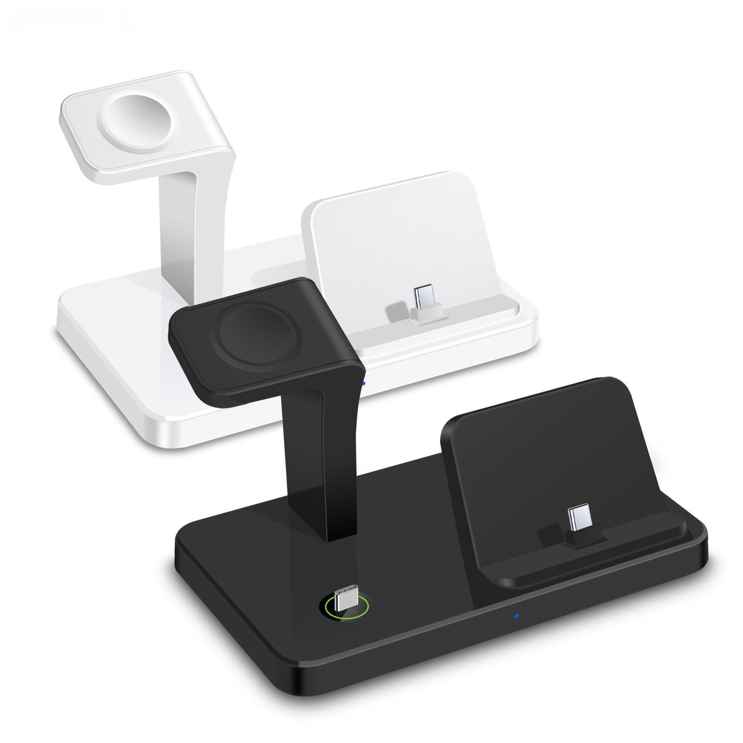 Vertical Three-in-one Watch Wireless Charger Straight