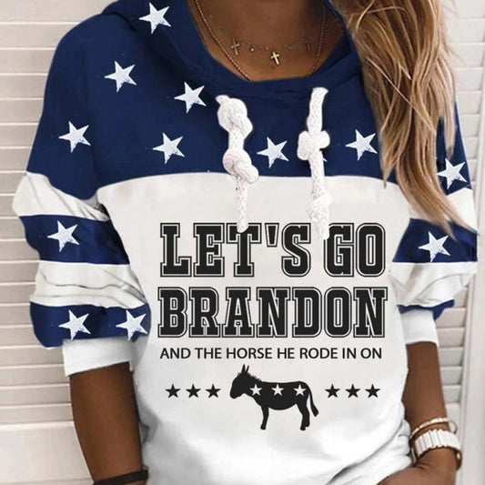 Digital Printed Hoodie Female Slim Fit